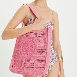 Tory Burch Ella Hand-crocheted Tote
